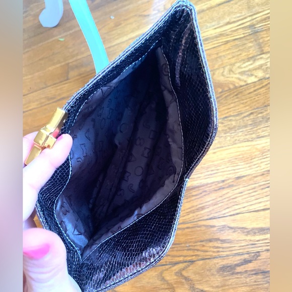 Marc by Marc Jacobs Python Foldover Clutch - Picture 9 of 12